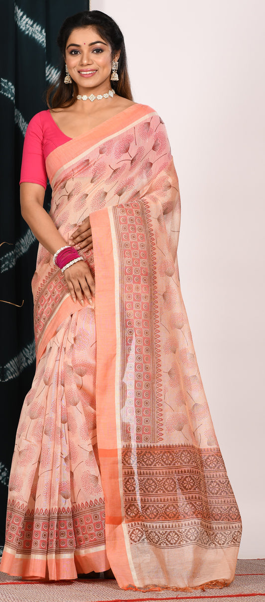 Hand Block Printed Sarees