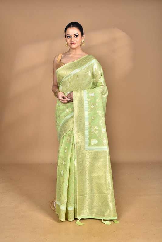 BANARASI SILK CHANDERI SAREE