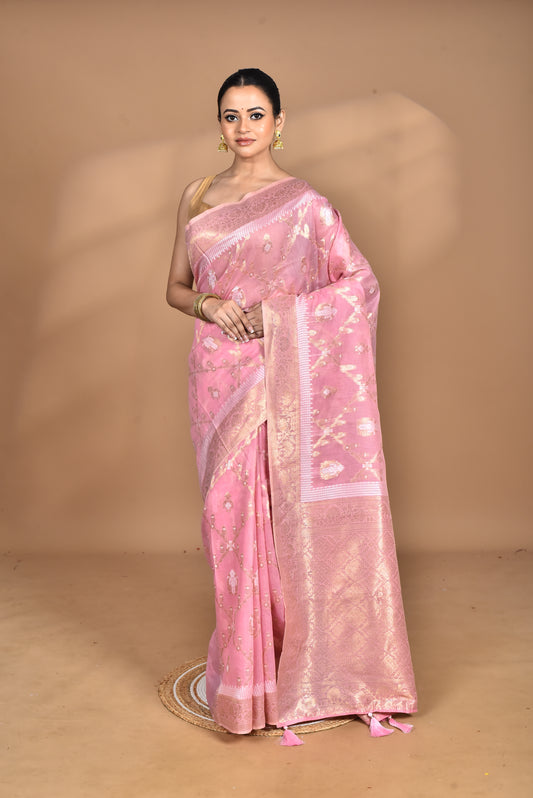 BANARASI SILK CHANDERI SAREE