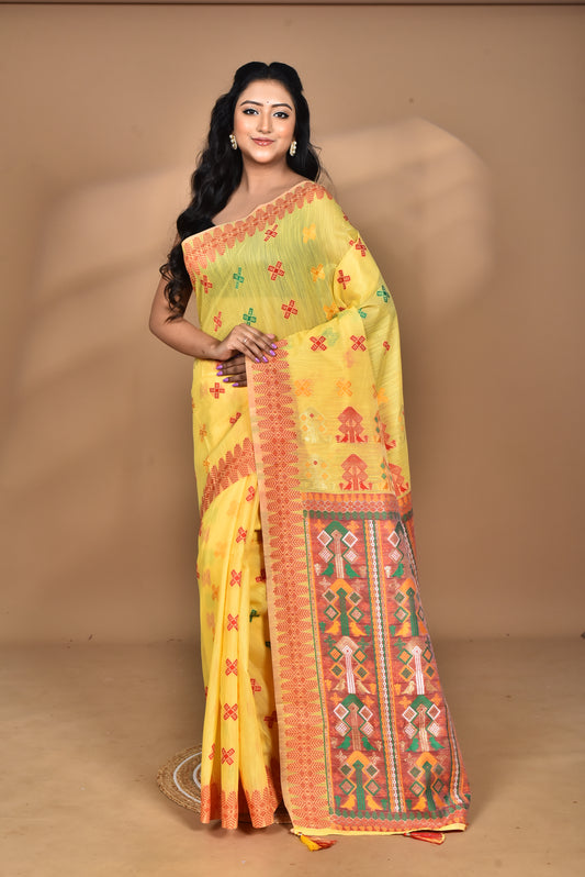 WOMEN DESIGN CHANDERI SILK SAREE