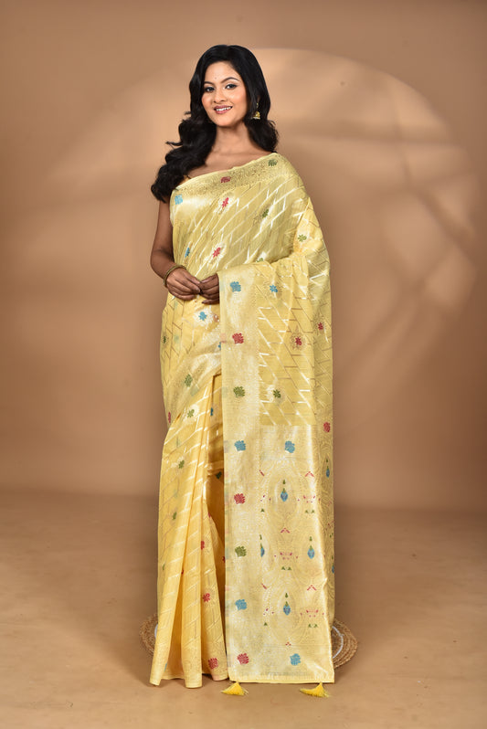 WOMEN DESIGN CHANDERI SILK SAREE