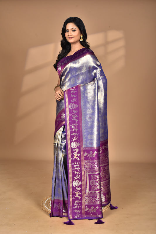 WOMEN DESIGN TWO DAI SILK SAREE