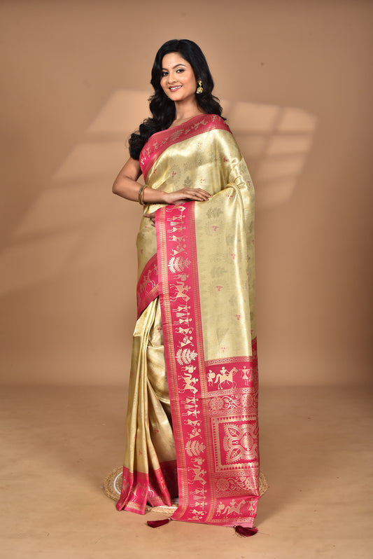 WOMEN DESIGN TWO DAI SILK SAREE