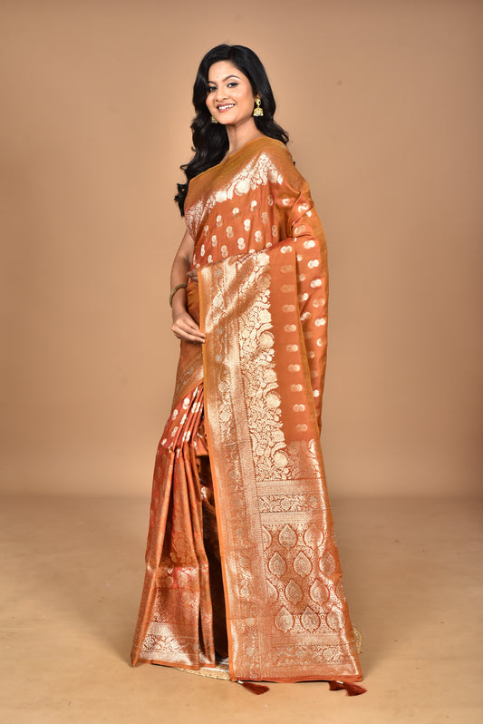 HEAVY KOLHAPURI STONE WORK SAREE