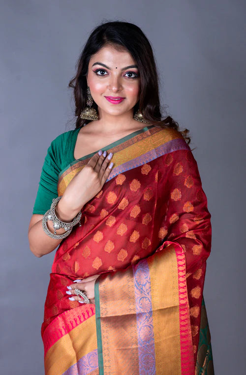 South Chanderi Silk Saree