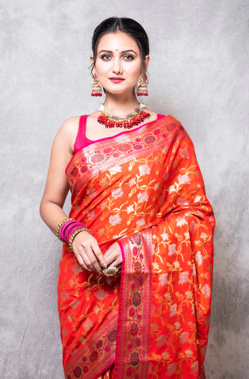 Banarasi Cotton Silk Saree