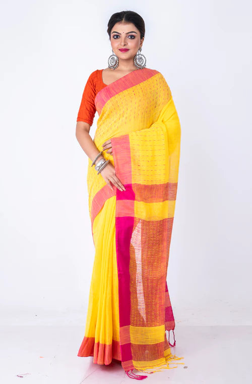 Bengal Handloom Cotton Saree