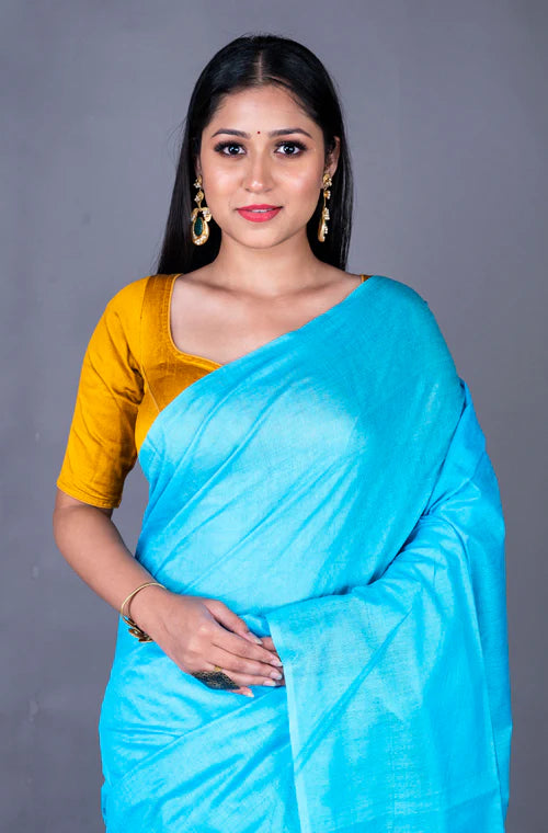 Bhagapuri Solid Saree