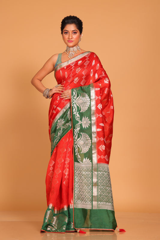 South Silk Woven Saree