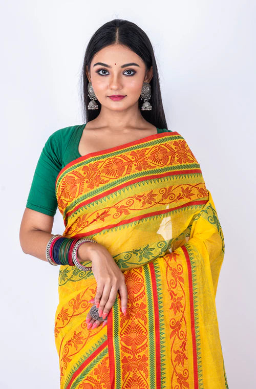 Bengal Handloom Cotton Tant Saree