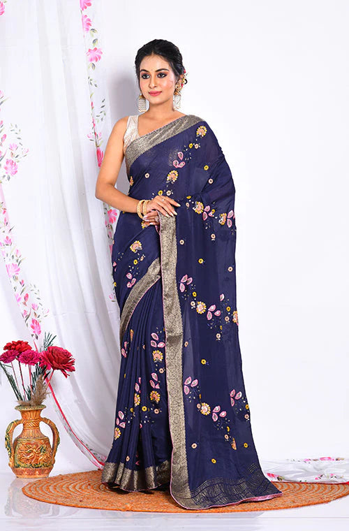 Japan Satin Saree