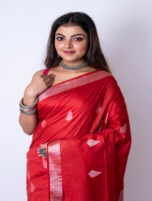 Bhagalpur Embroidered Saree