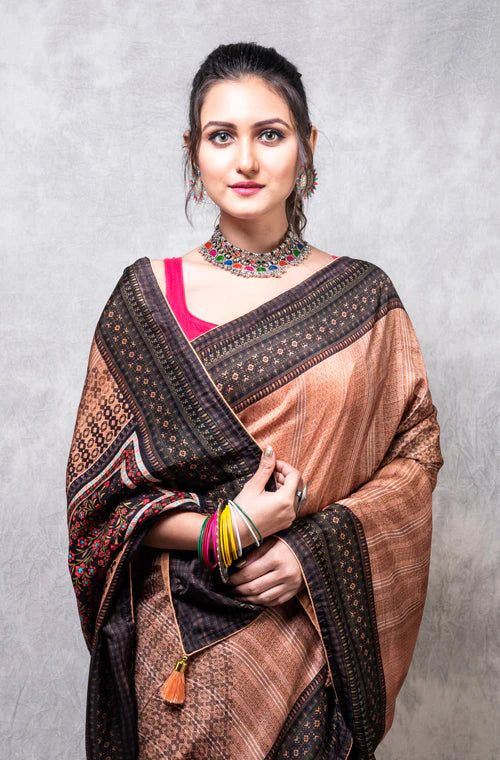 Dola Silk Printed Saree