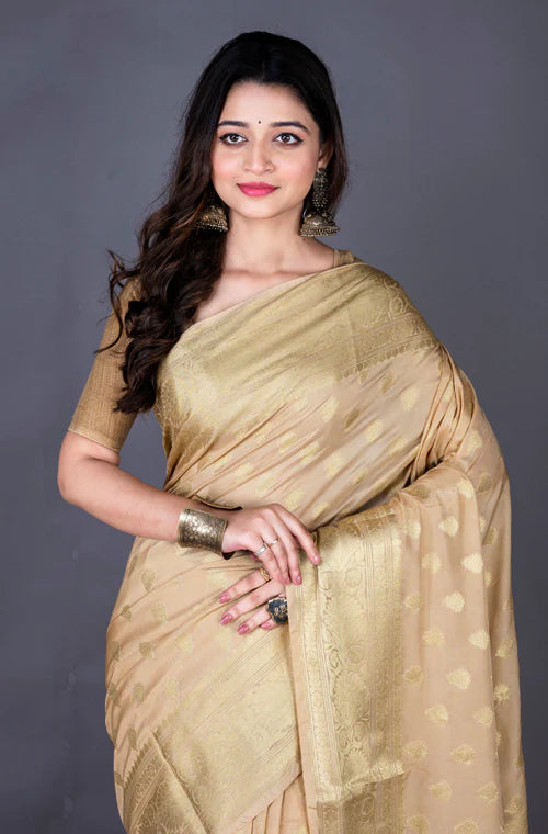 Banarasi Zari Woven Work Saree