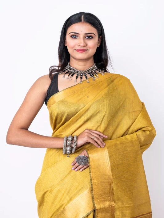 Bhagalpur Chanderi Silk Saree