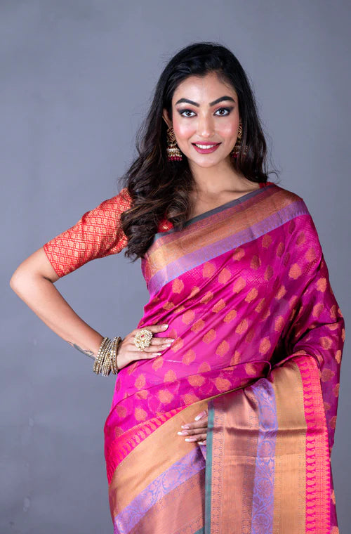 South Chanderi Silk Saree