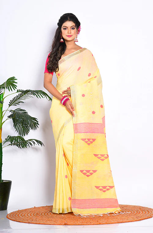 Linen Saree