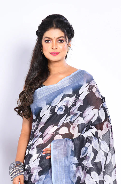 Semi Linen Saree