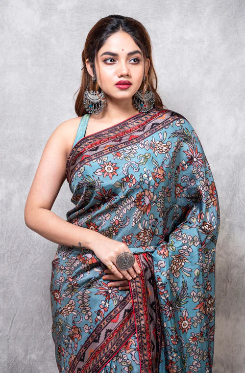 Russian Silk Printed Saree