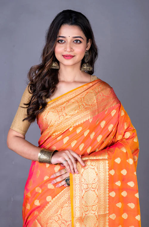 Banarasi Zari Woven Work Saree