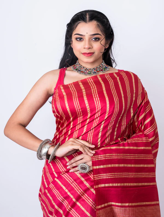 Bhagalpur Kota Zari Saree