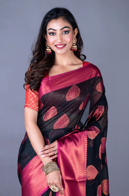 Chanderi Woven Work Saree