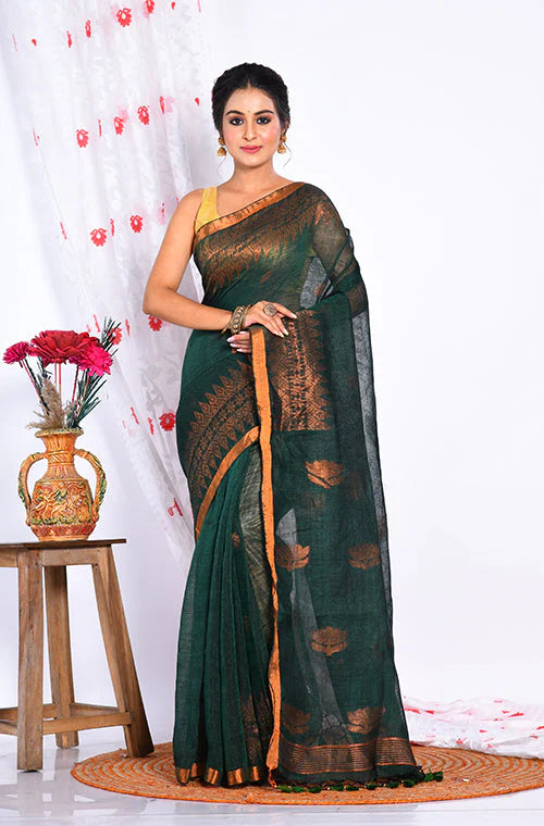 Linen Saree