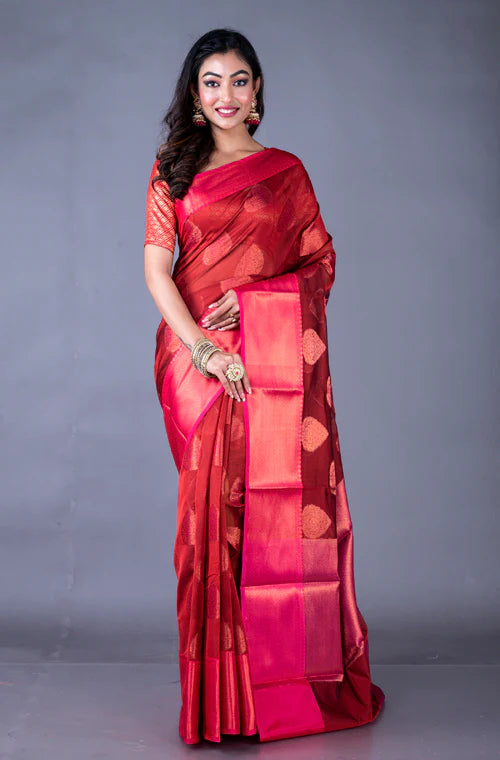 Chanderi Woven Work Saree