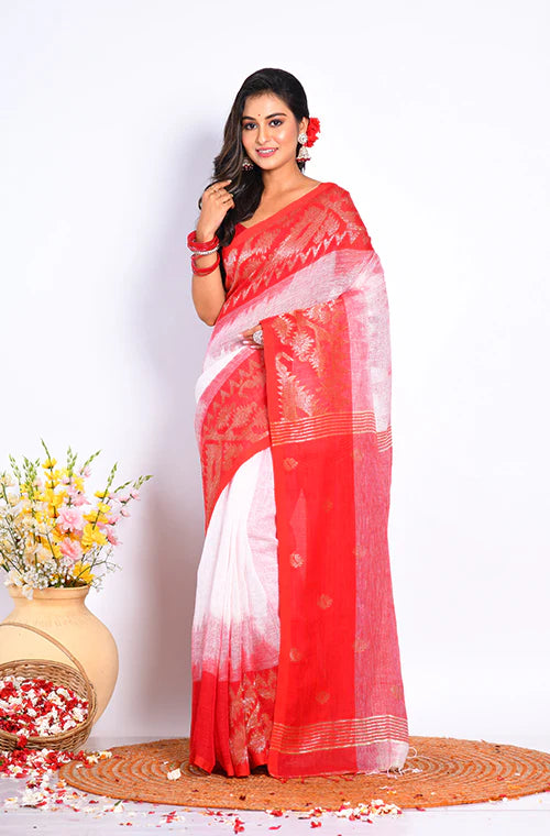 Linen Saree