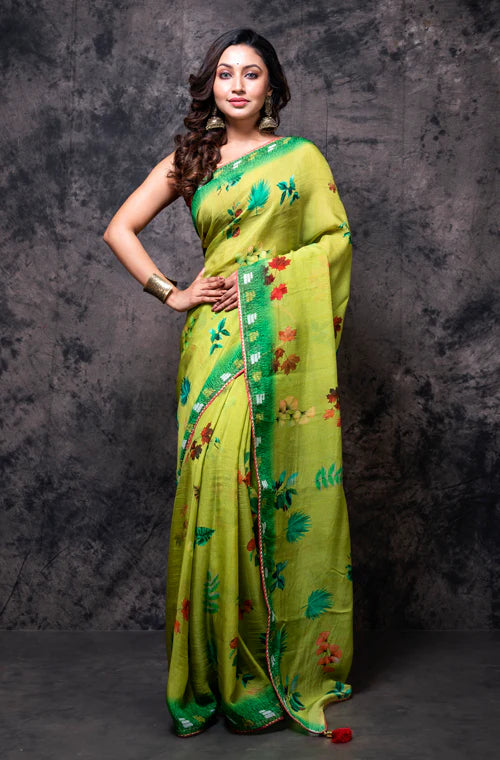 Viscose Organza Digital Print Saree