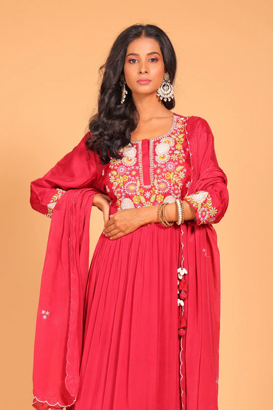 Long Gown With Dupatta