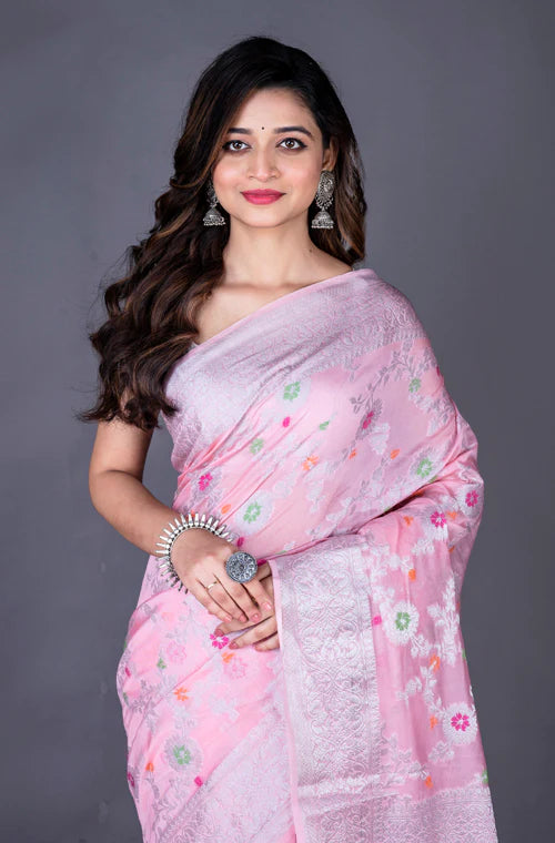 Georgette Kota Zari Saree