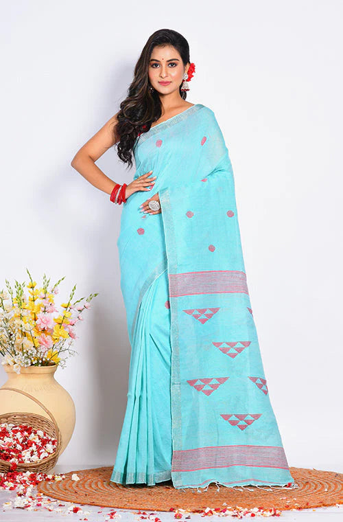 Linen Saree