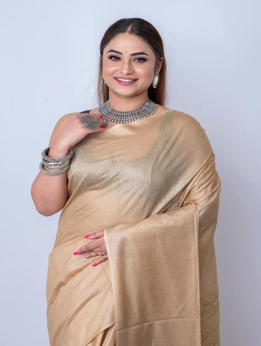 Bhagalpur Ghicha Pallu Saree