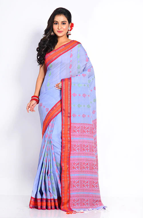 Cotton Silk Jamdani Saree