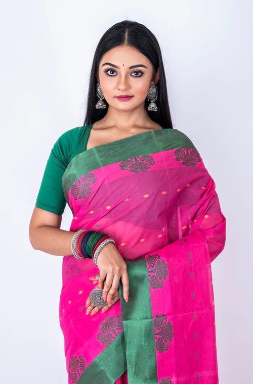 Bengal Handloom Cotton Tant Saree