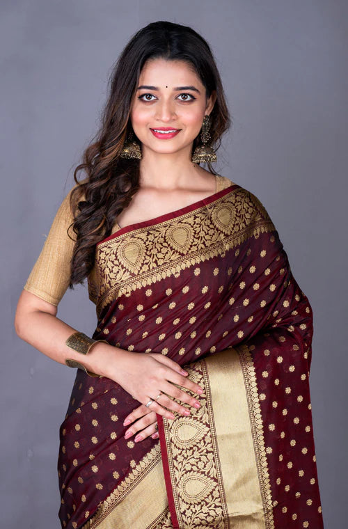 Banarasi Zari Buti Saree