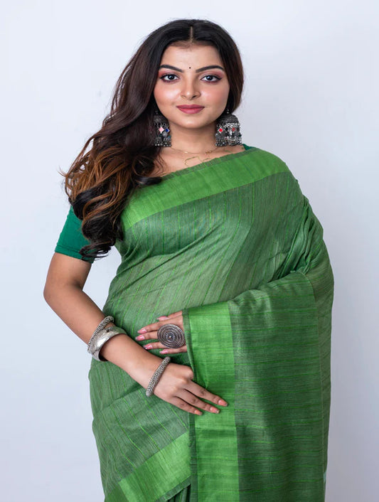 Bhagalpur Solid Saree