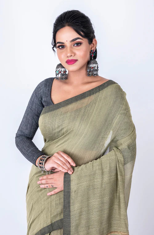 Jute Handloom Saree