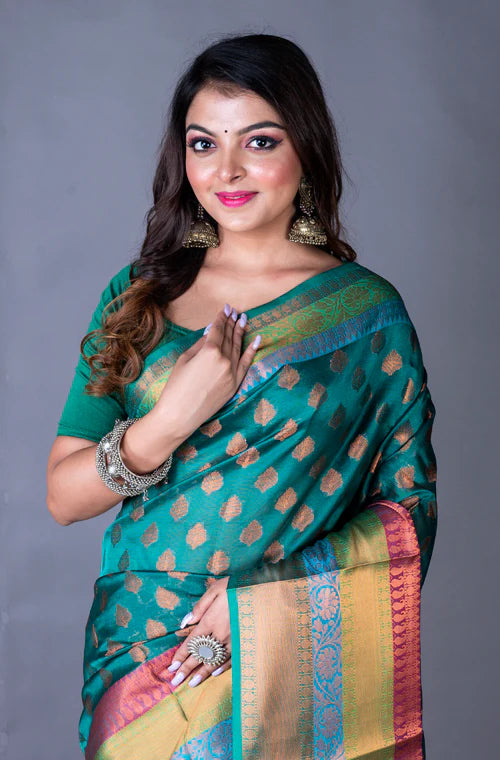 South Chanderi Silk Saree