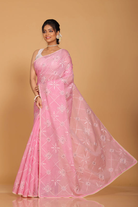 Kota Embroidery Saree