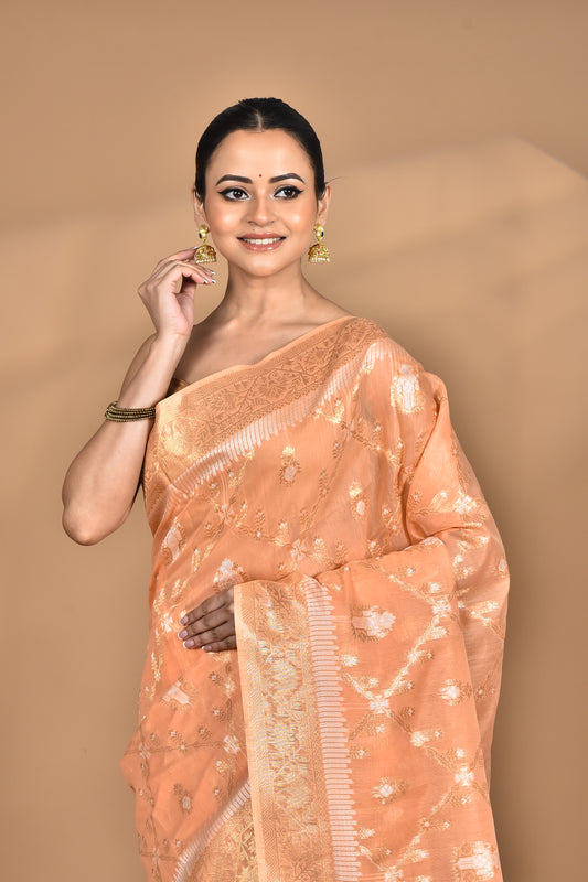 BANARASI SILK CHANDERI SAREE