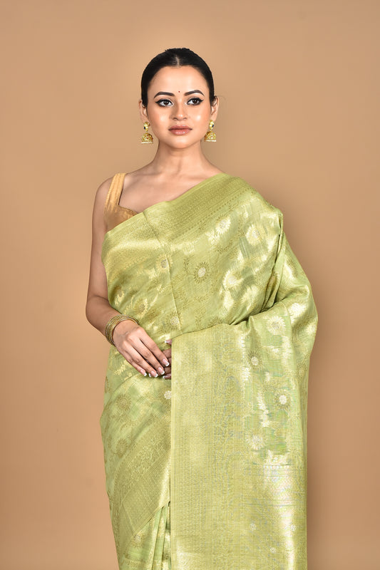 BANARASI SILK CHANDERI SAREE