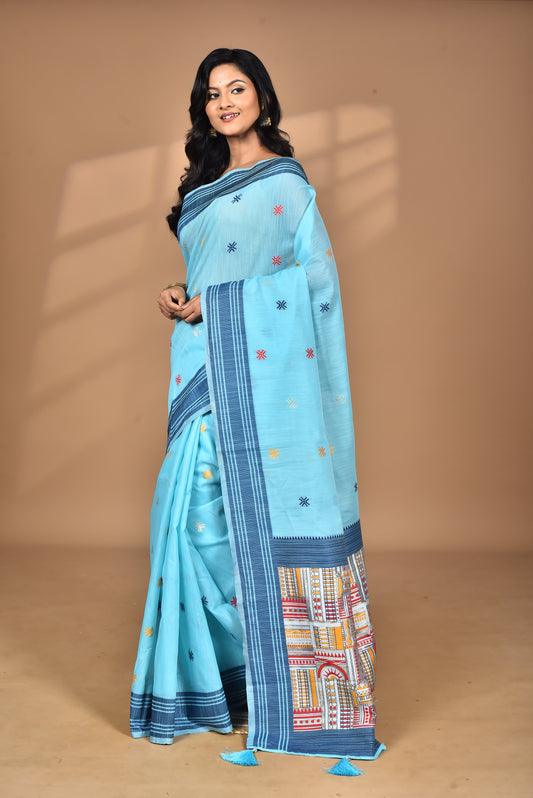 WOMEN DESIGN CHANDERI SILK SAREE