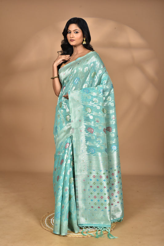 WOMEN DESIGN CHANDERI SILK SAREE