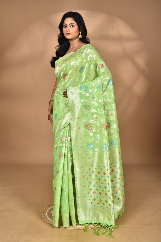 WOMEN DESIGN CHANDERI SILK SAREE
