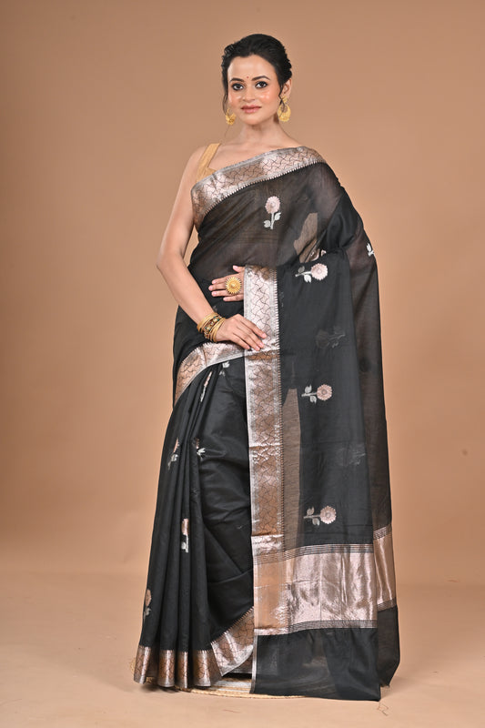 HEAVY CHANDERI SILK SAREE