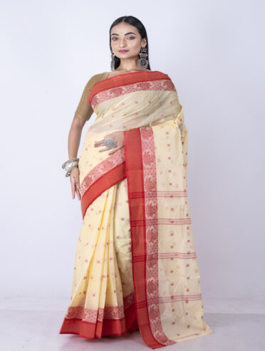 Bengal Handloom Cotton Tant  Saree